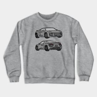 back and front luxury car Crewneck Sweatshirt